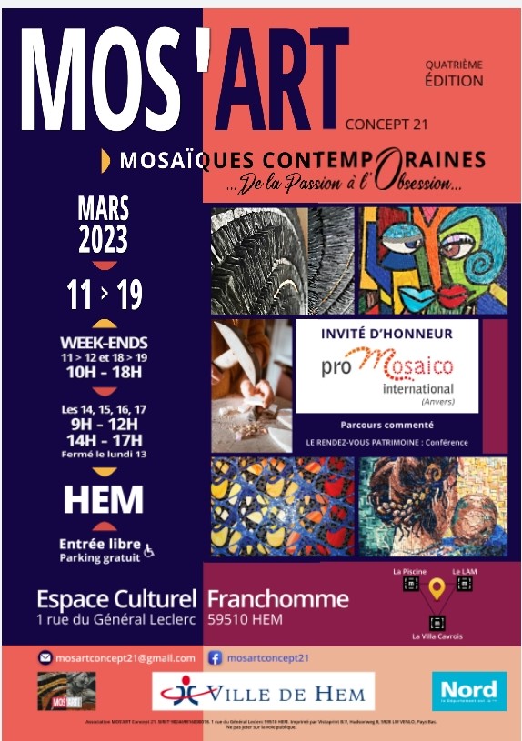 Exposition de mosaïques à HEM