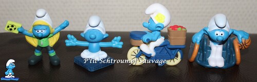 Série de figurines Schtroumpf MCDONALD'S 2022 - ALLEMAGNE