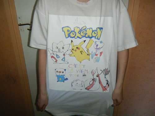 T-Shirt Pokémon personnalisé ^^