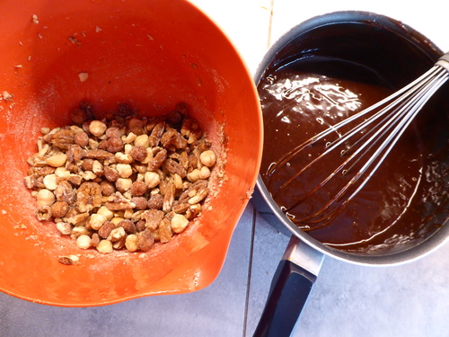 Le Brownies aux Noisettes et Noix de Pécan de Cédric Mouthon