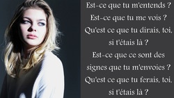 Si t'étais là  - Louane