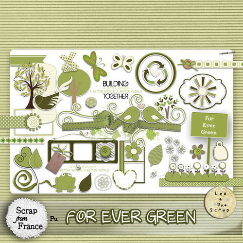 For Ever Green by LéaUgoScrap   