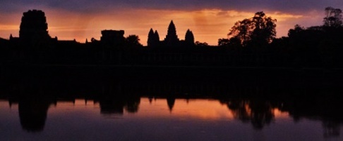 Angkor Vat au crépuscule