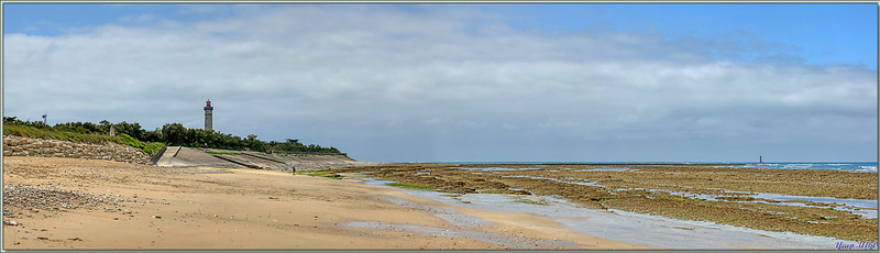 Panoramas sur La Conche des Baleines, sa superbe plage et ses blockhaus - Ile de Ré - 17 