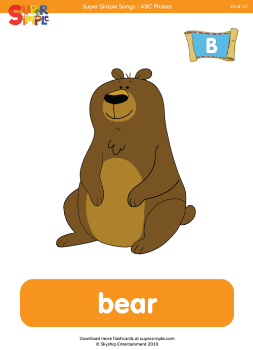 The bear is brown.