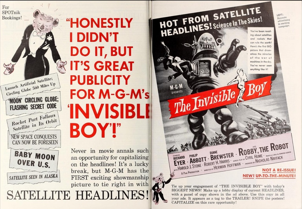 INVISIBLE BOY box office USA 1957