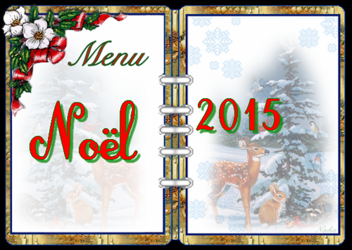 Menu Noël 2015