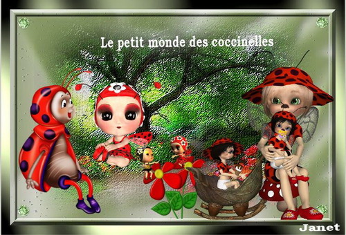 Défi fée capucine "Le monde de Lili la Coccinelle"