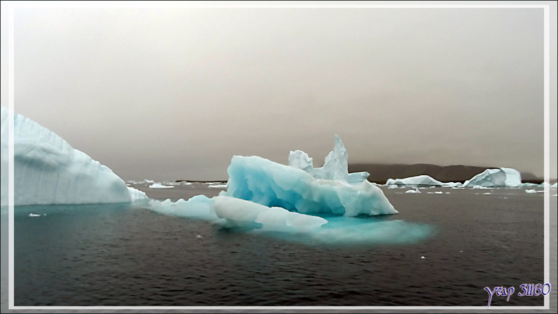 Le cimetière d'icebergs de Savissivik - Qaasuitsup - Baie de Melville - Groenland