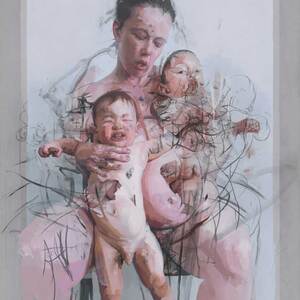 The Mothers (2011) by Jenny Saville.