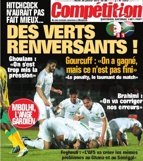 Lundi 19.01.2015  EN-Afrique du Sud 3-1 CAN 2015