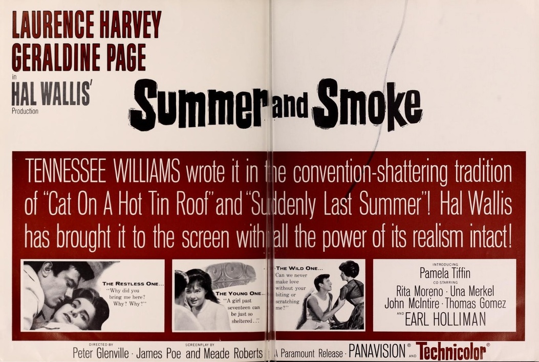 SUMMER AND SMOKE box office USA 1962