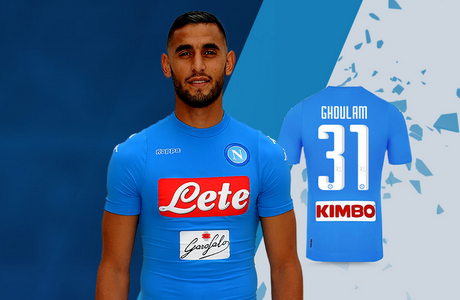 Maillot Extérieur Napoli FAOUZI GHOULAM Maillot Extérieur Napoli FAOUZI GHOULAM
