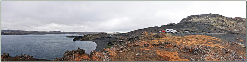 07/06/2023 : nous terminons la journée par le système volcanique de Krisuvik qui s'étend du sulfatare de Seltun au lac de Kleifarvatn - Péninsule de Reykjanes - Islande
