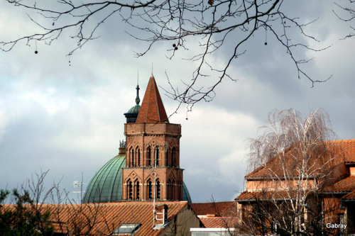 Toulouse : ciel orageux ...