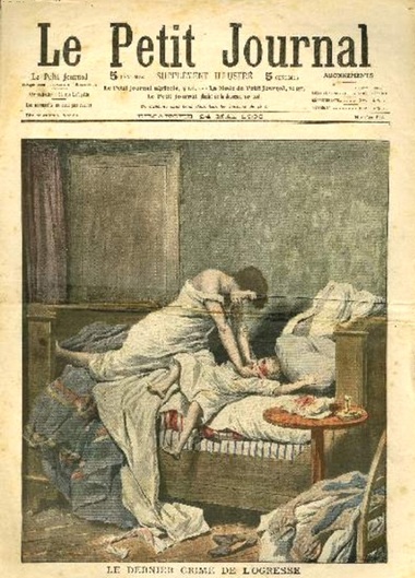 Le dernier crime de l’ogresse – Jeanne Wéber, partant pour la prison (première de couverture « Le Petit Journal », supplément illustré n° 914)