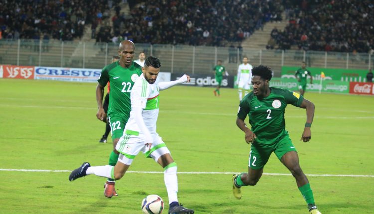Vendredi 10.11.2017 à Constantine EN-Nigéria 1-1 ( 3-0 sur tapis vert)
