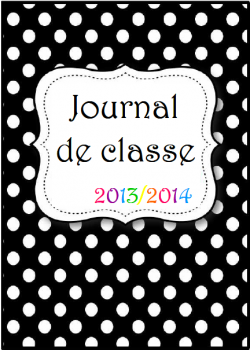 PAGES DE GARDE CAHIER JOURNAL