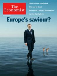 The Economist fait marcher Emmanuel Macron... sur l&#39;eau ...