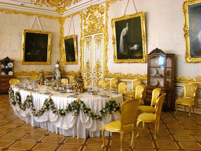 Russie: le palais Catherine à TSARSKOE SELO (2)