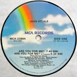 Jean Steals - Are You For Me
