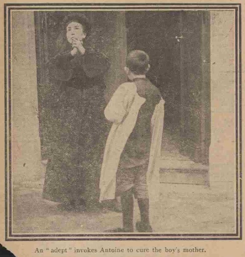 Belgian Miner Founds a New Religion (Daily Mirror, Wednesday 14 December 1910)-Adept invokes
