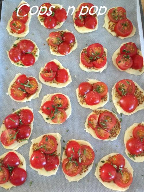 Mini tartelettes tomates pour l'apéro.