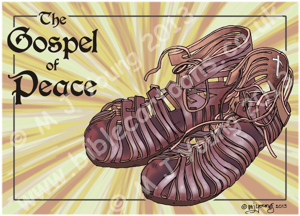 Ephesians 06 - Armour of God  - Shoes (Yellow)