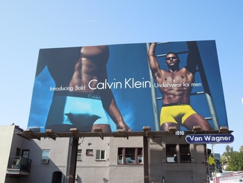 CK malemodel underwear billboard