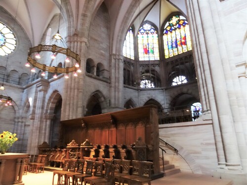 Autour de la cathédrale de Bâle (Suisse)