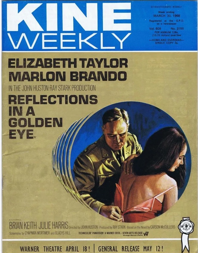 REFLECTION IN A GOLDEN EYE box office usa 1967