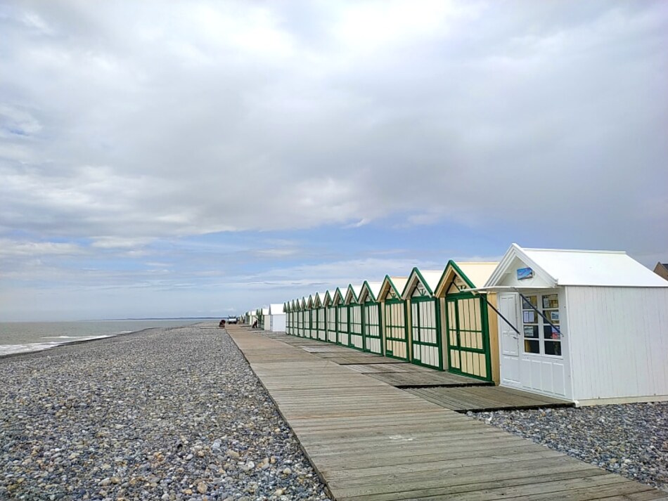 Baie de Somme (cabines de plage).