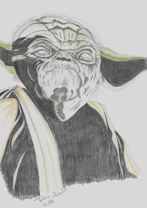 Mes dessins Star Wars - Maitre Yoda