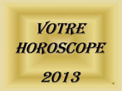 PPS HOROSCOPE 2013