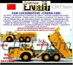 CSR LOCOMOTIVE -CHINA CSR-