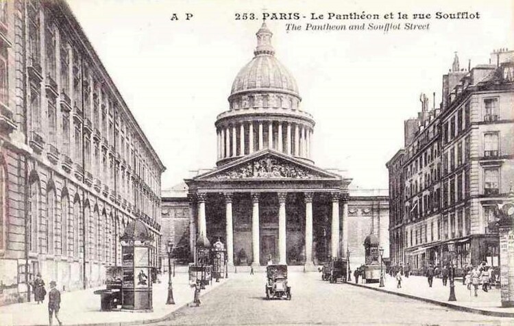 Paris. Le Panthéon et la Rue Soufflot. Collection A. P.