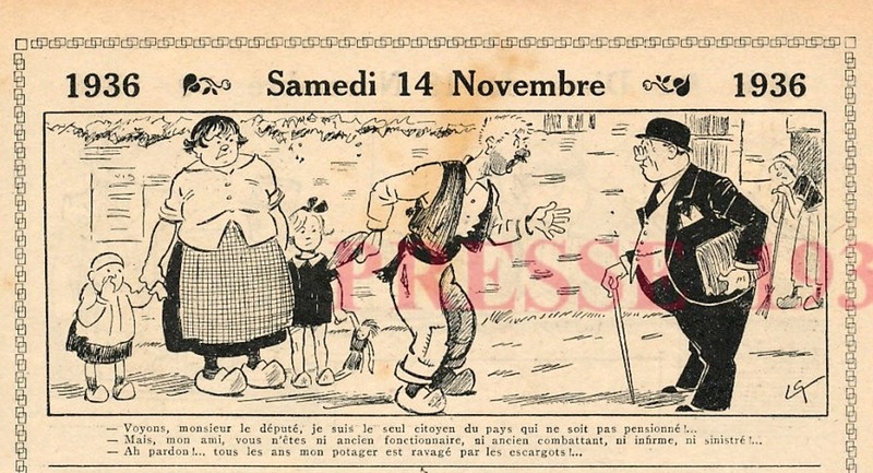 Nos députés en dessins humoristiques de presse (1920 à 1940)