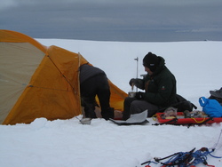 Voile et ski en Antarctique en janvier 2014