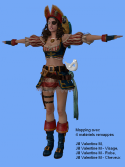 Le mapping avec 4 matériels remappés