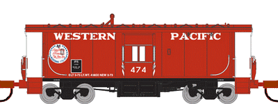 Caboose WESTERN PACIFIC
