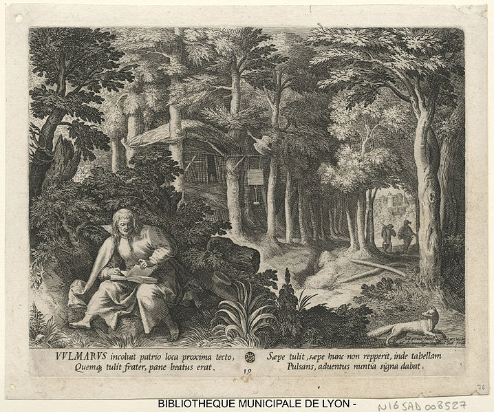 Saint Vulmer. Abbé bénédictin dans la région de Boulogne (8ème s.)