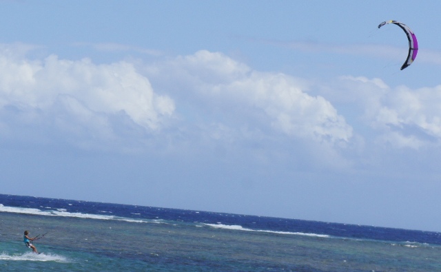 Kitesurf à la Saline -