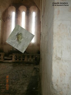 matérialisations sur chapelle templiere (2023)