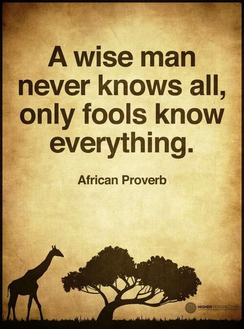 African proverb.