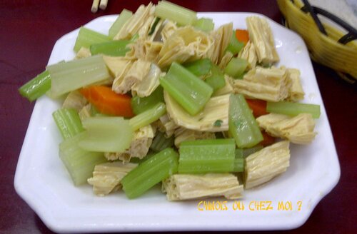 Salade de Céleri à la peau de Tofu