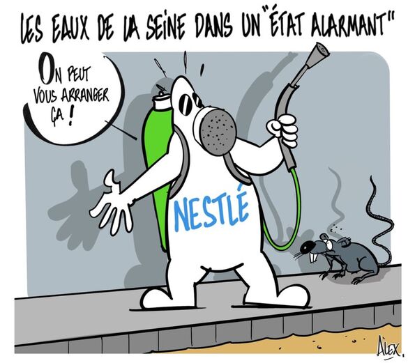 La Seine sera-t-elle propre pour les Jeux Olympiques ? se demandent les caricaturistes....
