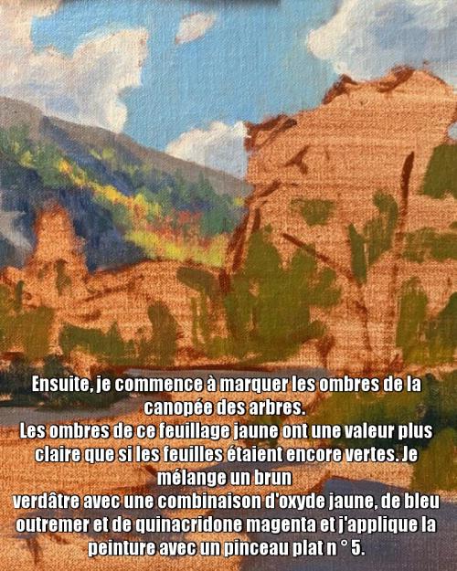 Dessin et peinture - vidéo 3335 : Comment peindre les arbres en automne ? - acrylique ou huile.