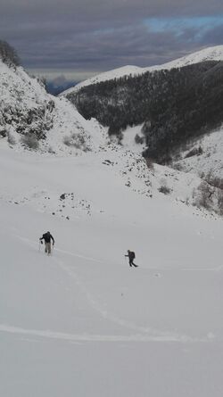 La premiere bosse sans l'Eclaireur