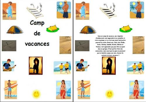 Camp de Vacances (Description de la fiction)