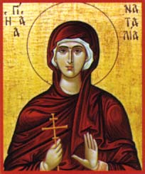 Sainte Natalie de Nicomédie ou Natacha (4ème s.)